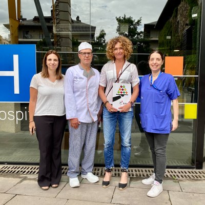 Acreditació Amed per a la cuina de la Fundació Sant Hospital de la Seu d'Urgell (Foto: FSH)