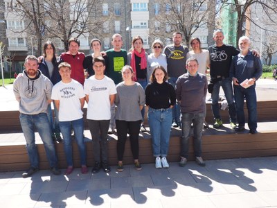 Imatge de grup de la llista de la CUP a les municipals de la Seu