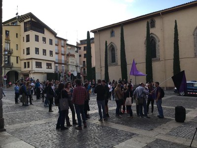 Concentració a la Seu contra la sentència pel cas de 'La Manada'