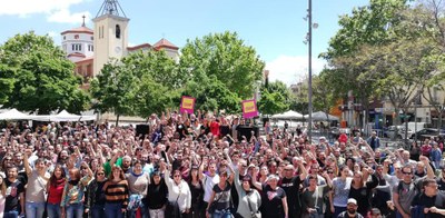 Presentació de les candidatures de la CUP a Sabadell (Foto: CUP La Seu)