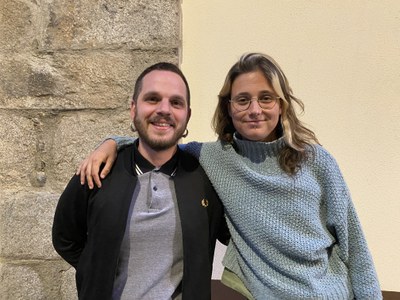Miquel Albero i Núria Valls, regidors de la CUP a la Seu d'Urgell (Foto: arxiu)