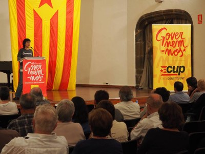 Acte de la CUP a la Seu per les eleccions del 27-S