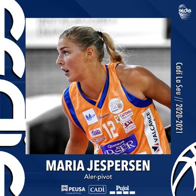 Maria Jespersen, nou fitxatge del Cadí La Seu (Foto: Sedis Bàsquet)