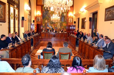 Ple de pressupostos de la Diputació de Lleida (Foto: DdL)