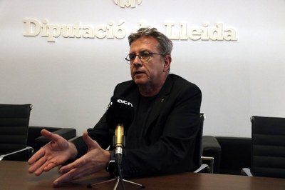 Joan Talarn, en una entrevista per a l'ACN