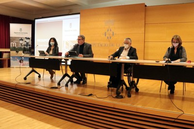 Presentació del projecte de pressupostos 2021 de la Diputació de Lleida (ACN)