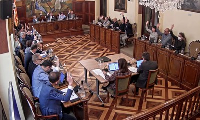 Ple de la Diputació de Lleida del 21 d'abril del 2022 (Foto: Diputació de Lleida)