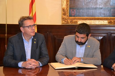 Joan Talarn i Chakir El Homrani (Foto: Diputació de Lleida)