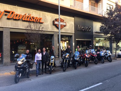 Visita de periodistes experts en moturisme (Foto: Diputació de Lleida)