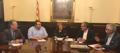 Reunió a la Diputació de Lleida (Foto: Diputació de Lleida)