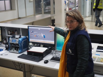 Presentació del sistema de lectura automàtica de matrícules a la Duana de la Farga de Moles