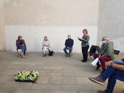 Lectura de poemes de Josep Carner (Foto: Ajuntament de la Seu)