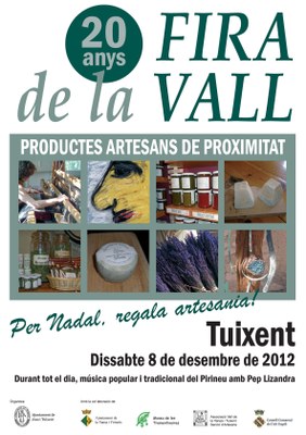 Cartell fira de la vall Tuixent