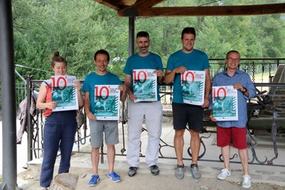 Organitzadors de la Fira del Ferro d'Alins, al Pallars Sobirà (Foto: ACN)
