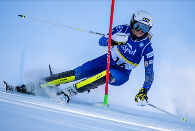 Ebba Aarsjoe, guanyadora de quatre medalles d'or als Mundials FIS de Para Esquí 2023, a Espot (Foto: Toni Grases / Photoset)