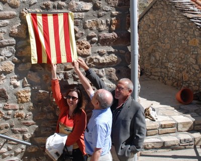 Inauguració del carrer del Simó, a Taús