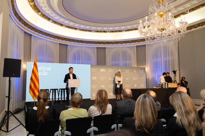 Acte de presentació a Barcelona de la Fundació Institut de la Llet i els Productes Làctics de Catalunya (Foto: Institut Làctic) 