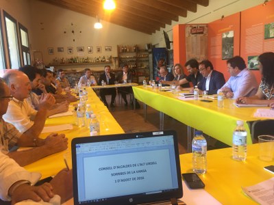 Visita conseller de Territori i Sostenibilitat a l'Alt Urgell