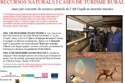 Curs turisme rural i recursos naturals
