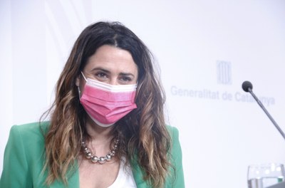 Patrícia Plaja, portaveu del Govern català (Foto: ACN)