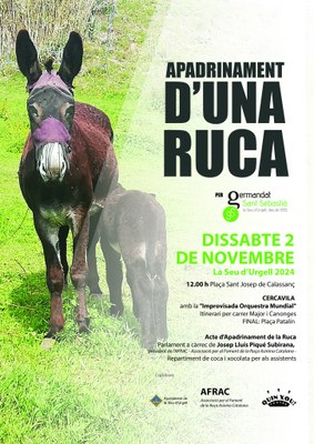 Apadrinament d'una ruca per part de la Germandat de Sant Sebastià