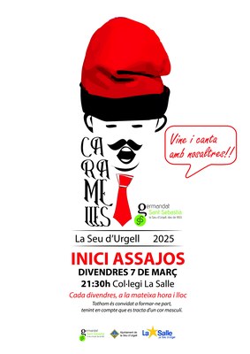Assajos de les Caramelles de Pasqua de la Seu d'Urgell