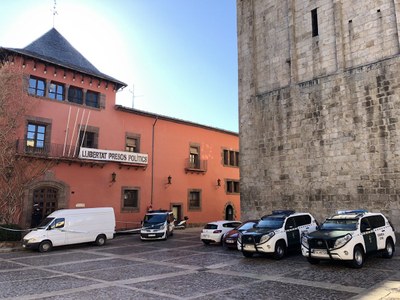 Escorcoll de la Guàrdia Civil a l'Ajuntament de la Seu d'Urgell, aquest dijous