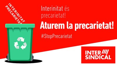 La Intersinidical reclama solucions a l'excés d'interinitat al sector públic