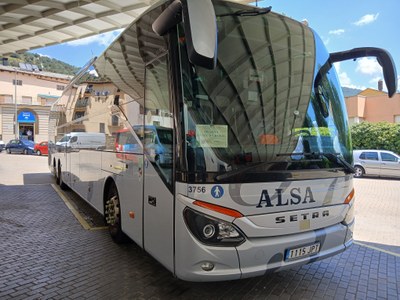 Línia de bus entre la Seu d'Urgell i Oliana (Foto: CCAU)