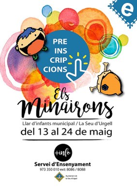 Preinscripcions a la llar d'infants Els Minairons