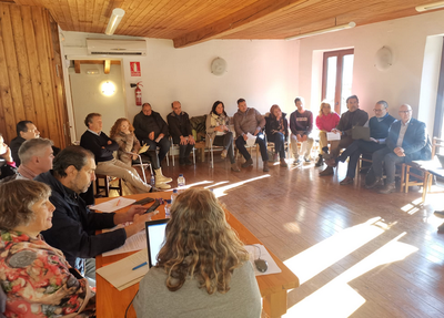 Reunió del Consell d'Alcaldes de l'Alt Urgell, a Os de Civís (Foto: CCAU)