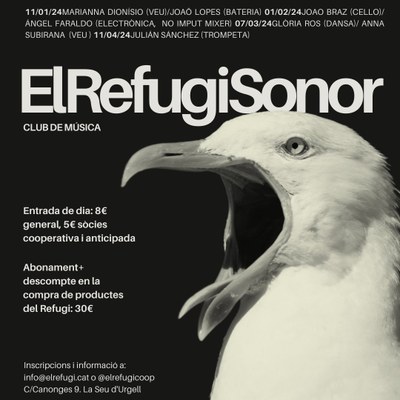 Estrena d'El Refugi Sonor, aquest nou any 2024