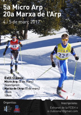 Marxa de l'Arp i Micro Arp a l'estació d'esquí Tuixent-La Vansa