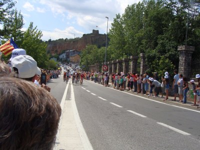 Tour 2009 a la Seu - Pas del grup capdavanter per la Seu