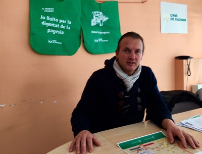 Joan Guitart, responsable d'Acció Sindical de les Comarques de Muntanya d'UP