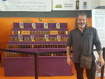 Jordi Obiols, a la Firabril del Perelló (Mel Els Cirerers Blancs)