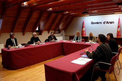 Reunió descentralitzada de la Mesa del Parlament de Catalunya, a Vielha (Foto: ACN)