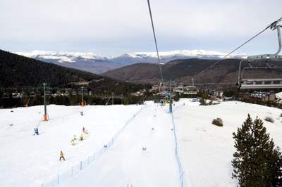 El sector de Font Canaleta de La Molina, aquest cap de setmana passat (Foto: ACN)
