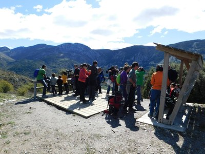 Observació de la natura a la Muntanya d'Alinyà (Aubèrria)
