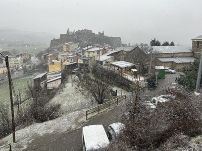 Nevada a Castellciutat, aquest divendres 