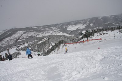Nevada a La Molina