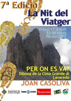 Cartell de la Nit del Viatger - Casòliva