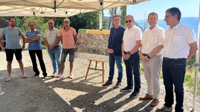 Projecte de la millora de la carretera de Sant Esteve de la Sarga (Foto: Diputació de Lleida)