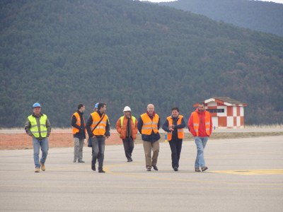 Aeroport - Obres estació meteorològica