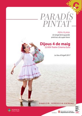 Cartell de l'obra de Pepa Plana 'Paradís pintat'