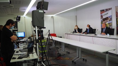 Emissió de l'assemblea telemàtica de la Federació de Cooperatives Agràries de Catalunya (Foto: FCAC)