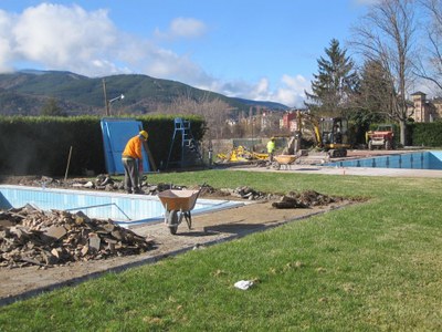 Piscina municipal - Obres