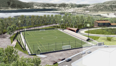 Projecte de nou camp municipal de futbol de la Pobla de Segur (Aj. de la Pobla)
