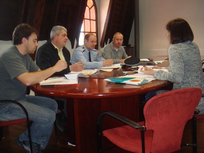 Reunió entre la Policia Municipal i l'Oficina d'Atenció al Consumidor