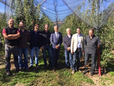 Visita a finques de la marca Pomes del Cadí